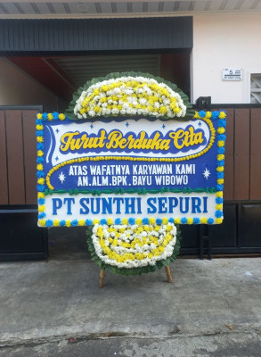 Papan Bunga Duka di Betang Nalong