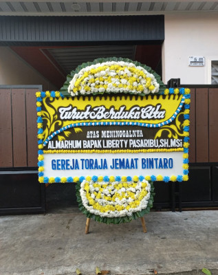 Papan Bunga Duka di Betang Nalong