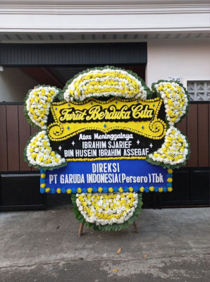 Papan Bunga Duka di Betang Nalong