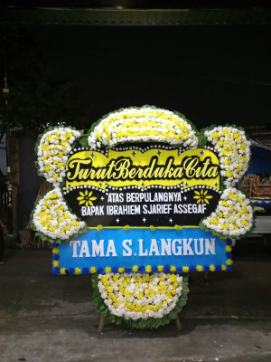 Papan Bunga Duka di Betang Nalong